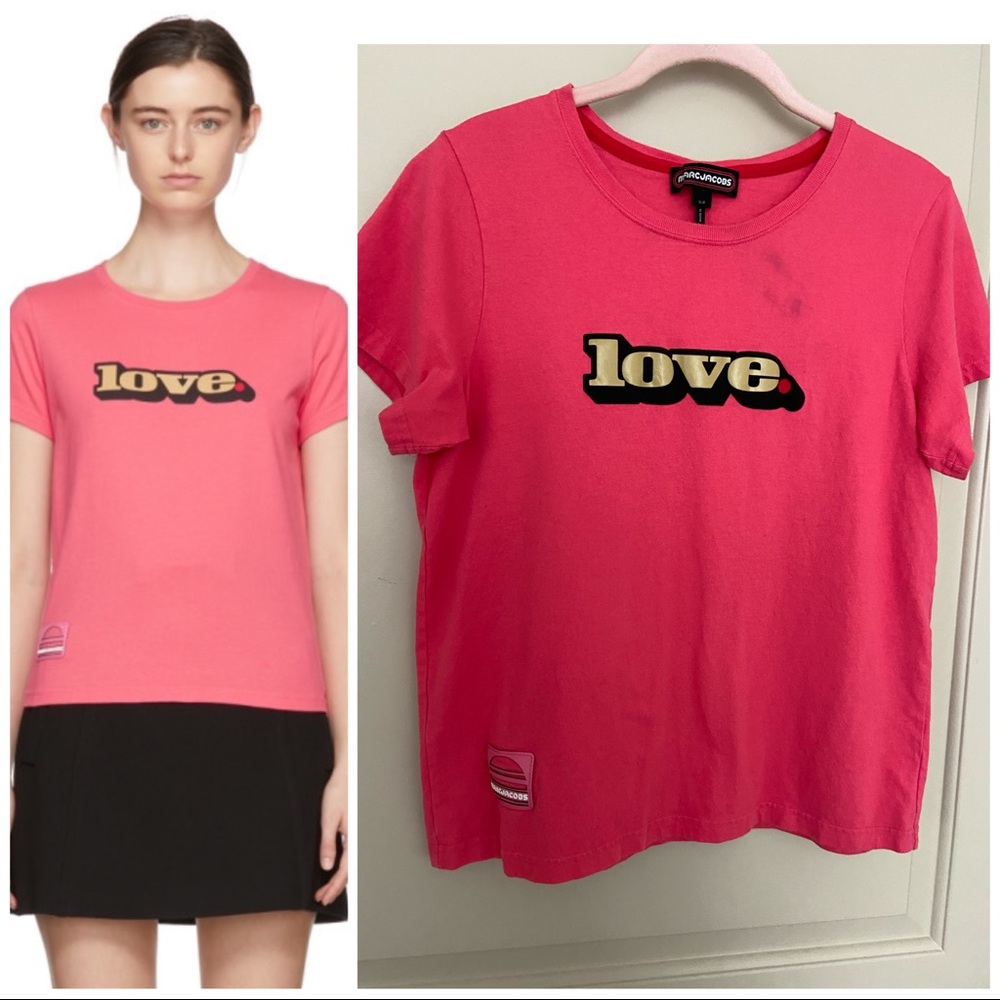 MARC JACOBS Love Graphic Print Shirt